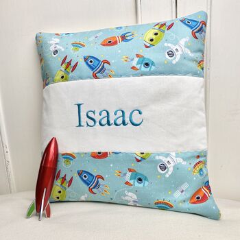 Outer Space Name Cushion, 6 of 11
