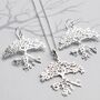 Sterling Silver Bonsai Tree Jewellery Set, thumbnail 1 of 4