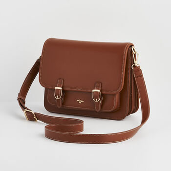 Into The Woods Tan Classic Satchel, 6 of 8