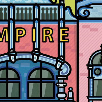 Hackney Empire. East London Illustration Print, 4 of 5