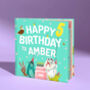 Happy Birthday To You Gift Book For Five Year Olds, thumbnail 1 of 5