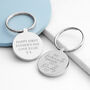 Personalised My Favourite People Call Me Daddy Keyring, thumbnail 2 of 2