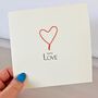 Love Heart Card, thumbnail 2 of 3