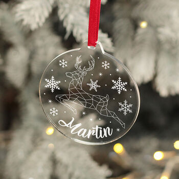 Christmas Reindeer Pint Glass And Gift Boxed Set, 7 of 8