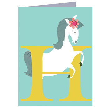 Mini H For Horse Card, 2 of 5