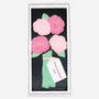 Personalised Hand Iced Vase Of Peonies Biscuit Gift, thumbnail 1 of 4