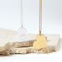Personalised Couples Names Gold Plated Heart Necklace, thumbnail 3 of 12
