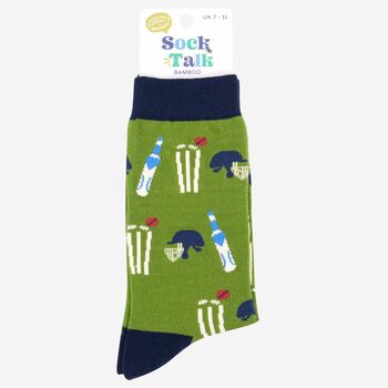 Men's Cricket Bamboo Socks, 3 of 4