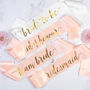 Mother Of The Bride Hen Party Sash, thumbnail 4 of 4