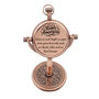 Personalised 7th Anniversary Gift Copper Desk Clock, thumbnail 6 of 12