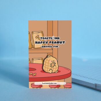 Peanut Enamel Pin | Cute Pin Badges, 4 of 5