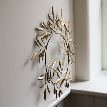 Gold Metal Olive Wreath, 4 of 4