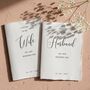 Wedding Vow Cards Husband And Wife Vow Books, thumbnail 1 of 10
