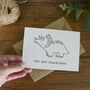 You Are Rawrsome Triceratops Card, thumbnail 4 of 4