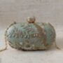 Mint Green Bird Oval Clutch, thumbnail 2 of 8