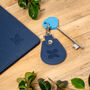 Eco Friendly Disabled Blue Badge Vegan Leather Wallet And Radar Key Made From Recycled Bottles In Navy, thumbnail 8 of 10