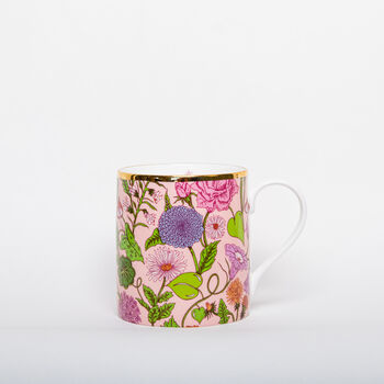 Bone China Bloom Pink Mug, 3 of 6