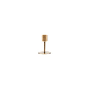 Anit Small Brass Candle Holder Set Of Two, 4 of 4