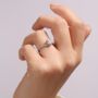 Remi Lab Grown Diamond Engagement Ring Or Bridal Set, thumbnail 5 of 11