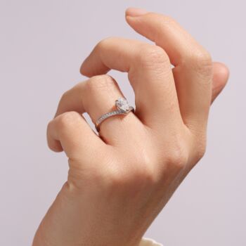 Remi Lab Grown Diamond Engagement Ring Or Bridal Set, 5 of 11