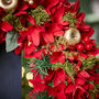 Woodhall Floral Christmas Wreath, thumbnail 4 of 6
