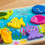 Personalised Sea Life Puzzle Gift For Christening Baptism, thumbnail 2 of 4