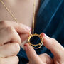 Duo Hoop Dot Necklace, thumbnail 1 of 8