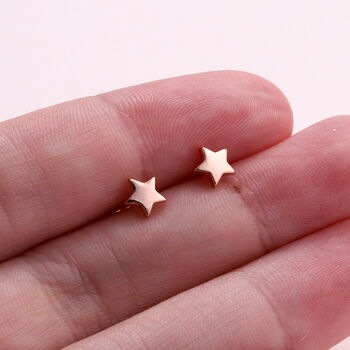Mini Stocking Christmas Star Earrings, 8 of 10