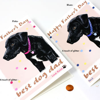 Personalised 'Rosie' Dog Birthday Card, 5 of 9