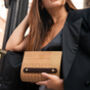 Cherry Hardwood And Leather Clutch Bag, thumbnail 4 of 9