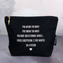 Friendship Quote Make Up Bag, thumbnail 2 of 3