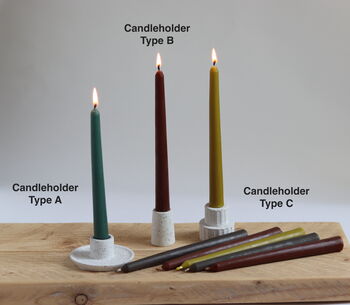 Dinner Candles | Matching Candleholder, 7 of 7