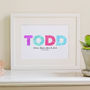 Family Surname Personalised Print, thumbnail 3 of 7