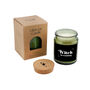 Green Jar Candle • “Witch In Training” • Scented Jar Candle • Gift For Her • Gifts For Him • Halloween Candle • Halloween Decor, thumbnail 2 of 2