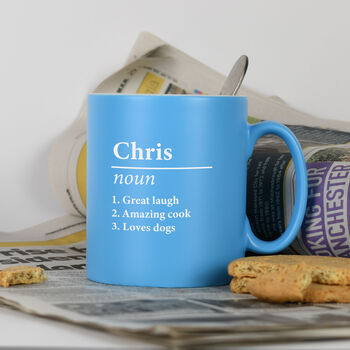 Personalised Name Definition Mug, 4 of 7