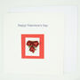 Valentines Card With Red Roses, thumbnail 2 of 3