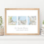 Personalised Favourite Locations Map Print, thumbnail 1 of 8