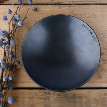 Personalised 6th Anniversary Gift, Large Pressed Iron Bowl, 3 of 5