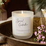 Gift For Godmother Muted Script Custom Message Candle, thumbnail 1 of 10