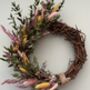 Large Spring Dried Flower Wreath, thumbnail 8 of 9