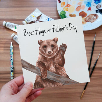 Bear Hugs On Father's Day Card, 3 of 3