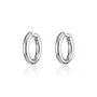 Chunky Hoop Earrings, thumbnail 4 of 5