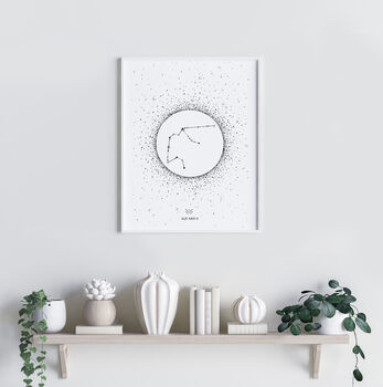 'Aquarius Star Sign' Fine Art Print, 3 of 5