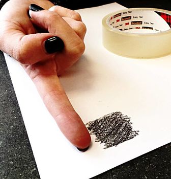 Inked Fingerprint Cufflinks, 3 of 10