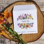 10 Wildflower Seed Packet Favours Colourful Thank You, thumbnail 6 of 6