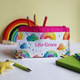 Personalised Watercolour Rainbow Pencil Case, thumbnail 6 of 10