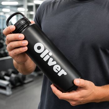 Water Bottle Name Sticker Custom Waterproof Decal, 4 of 6
