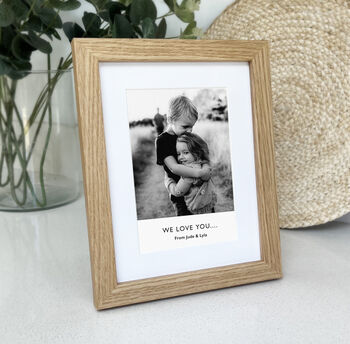 Personalised Photo Gift Print With Handmade Wood Frame, 4 of 9