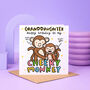 To My Cheeky Monkey 'Granddaughter' Birthday Card, thumbnail 2 of 2