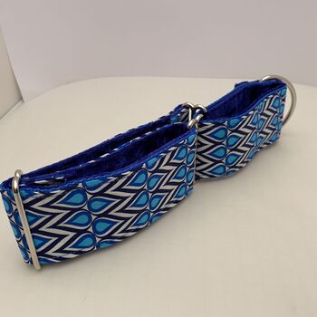 Martingale Collar In Royal Blue Print, 10 of 10